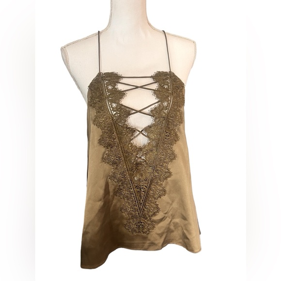 CAMI NYC The Charlie Silk Cami in Olive NWOT - Picture 9 of 10